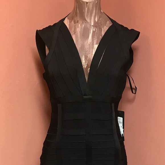 Cutout Open Back Bandage Cap Sleeve Dress - Picture 6 of 8